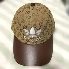 最終値下げ　GUCCI × adidas コラボ キャップ 帽子　グッチ