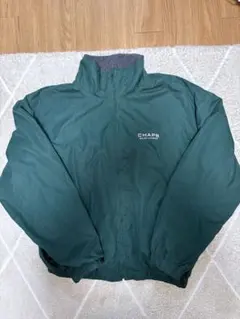 CHAPS ラルフローレン　ダークグリーン　短丈ブルゾン　リーバシブル　90s