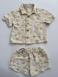 【ZARA BABY】ヤシの木柄 セットアップ