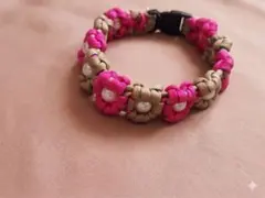 Yuka☆Yu'様専用、グレー②(ローズ)わんちゃん猫ちゃん用襟つき首輪