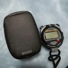SEIKO ストップウォッチ ブラック 10気圧防水 - メルカリ
