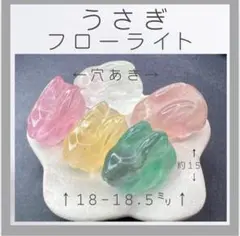 ■フローライトうさぎ一粒■(3)