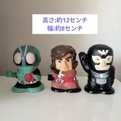 仮面ライダー 貯金箱 3体セット 当時物 - メルカリ