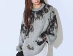 アニマルライクパターンプルオーバー　ジーナシス　新品未使用　今季新作