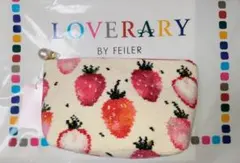 ⭐︎最終価格⭐︎FEILERいちご柄タオルハンカチケース&ポーチのセット新品未使用 ⭐︎最終価格⭐︎FEILERいちご柄タオルハンカチケース&ポーチの