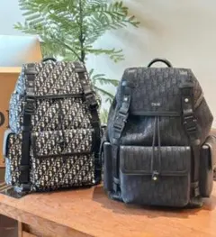 Dior バックパック ブラック/ベージュ