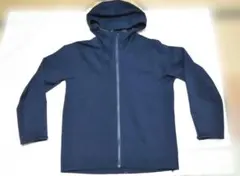 ユニクロ ブロックテックパーカ ネイビー メンズ M 美品のサムネイル