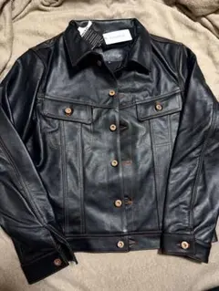 Curphey 未使用 本革 レザーGジャン レザージャケット 牛革 美品