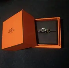 HERMES シェーヌダンクル アンシェネ リング 59号 希少メンズサイズのサムネイル