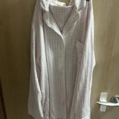 De fond du coeur ピンクチェックパジャマ 上のみ ⑩