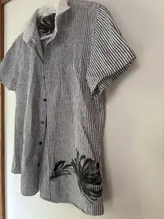 COMME CA DU MODE メンズ 半袖シャツ ストライプのサムネイル