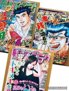【3冊】週刊漫画ゴラク　2025年10月31日、10月24日、10月17日