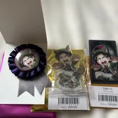 鬼滅の刃 ハロウィン2025 メタリックカード＆コサージュ風バッジ 猗窩