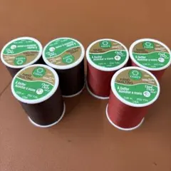COATS Dual Duty 手縫いキルティング糸 6個セット