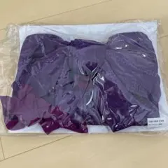 紫 リボンデザイン 付け帯