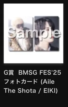 BMSG FES'25 フォトカード Aile The Shota / EIKI