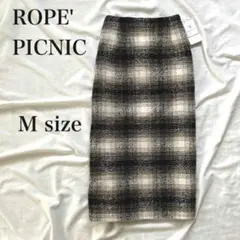 【新品タグ付き】ロペピクニック　BIGチェックアイラインロングスカート38