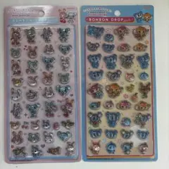 新品★ナルミヤ★ボンボンドロップシール★2枚セット★メゾピアノ★エンジェルブルー