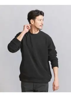 ユナイテッドアローズ　フリーススウェット メンズ 黒 Lサイズ