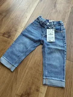 ZARA デニム　ロールアップ