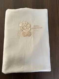Royal Worcester 花柄刺繍 シングルシーツ