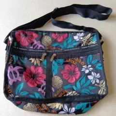 DIANA & FRANCIS フラワープリント ショルダーバッグ /美品♥