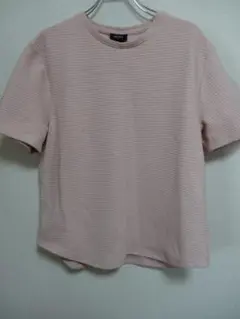 【タグ付き】FOREVER 21 ストライプTシャツ XL ピンクのサムネイル