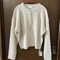 SHIPS quarancie ジップアップカーディガン ニット