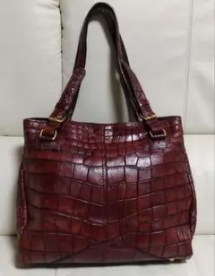 本日限定価格！FURDI（ファルディ）JRA認定本クロコダイル2wayバッグのサムネイル