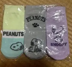 〈限界価格〉スヌーピー　ソックス　3足　冷感　靴下