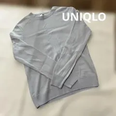 ユニクロ カシミヤクルーネックセーター 水色