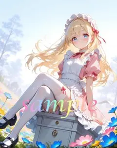 c173 かわいい イラスト アニメ A4ポスター