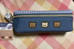 2ルームペンケース ONAKASUITA KUMA カミオジャパン 文房具　筆箱のサムネイル