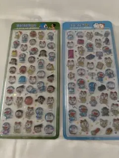 ドラえもん 3Dクリスタルシール 韓国限定 ドロップシール　2枚セット　新品