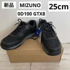 新品 ミズノ 25cm 黒 OD100 GTX8 ウォーキング ゴアテックス