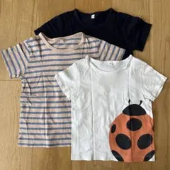 無印良品キッズ半袖Tシャツ　3枚セット　110サイズ
