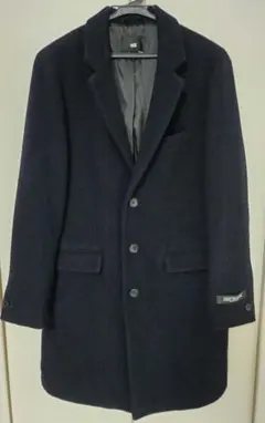 HARE ネイビー チェスターコート