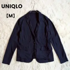 ユニクロ✨UVカットジャージージャケット 着るUV ネイビー レディース【M】