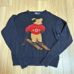 【希少】Ralph Lauren ラルフローレン ポロベア ニット　90's