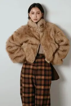 ファーブルゾンジャケット／ミックス　ESICA エシカ