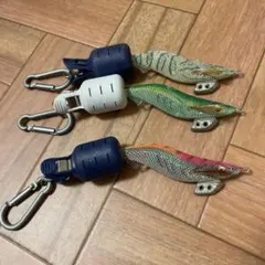 ヤマシタエギ 2.5号　3本セット エギホルダー付のサムネイル