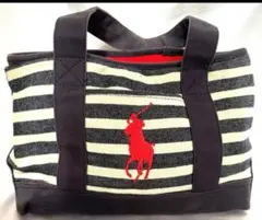 ネイビー トートバッグ