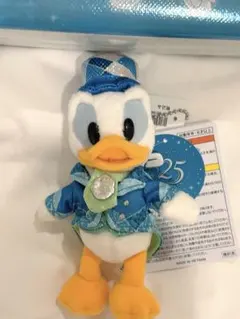 ディズニーシー　25周年 ぬいぐるみバッジ　ドナルド　新品未使用