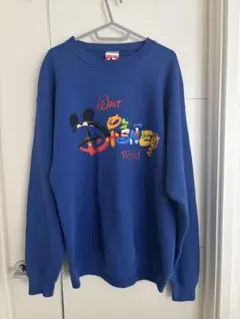 【90s】MICKEY INC ディズニーワールド スウェット ブルーのサムネイル
