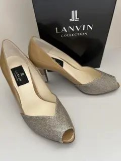 LANVIN COLLECTION オープントゥパンプス　ランバン　ヒールのサムネイル