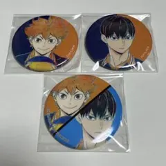 ハイキュー 日向翔陽 影山飛雄 缶バッジ 3個セット