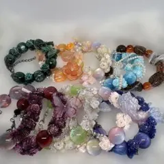 お買い得30点セットハンドメイドブレスレット⑧