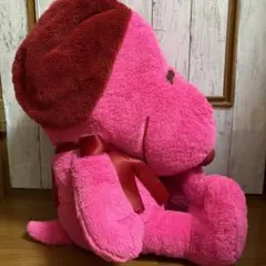 ピンク　スヌーピー　ぬいぐるみ