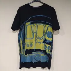 BURTON 電車イラスト Tシャツ Lサイズ 100%コットンのサムネイル