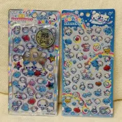 【正規品】あわわちゃん　光るジュエルプチドロップ・エポキシステッカー